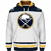 Sabres White Men's Customized All Stitched Sweatshirt,baseball caps,new era cap wholesale,wholesale hats